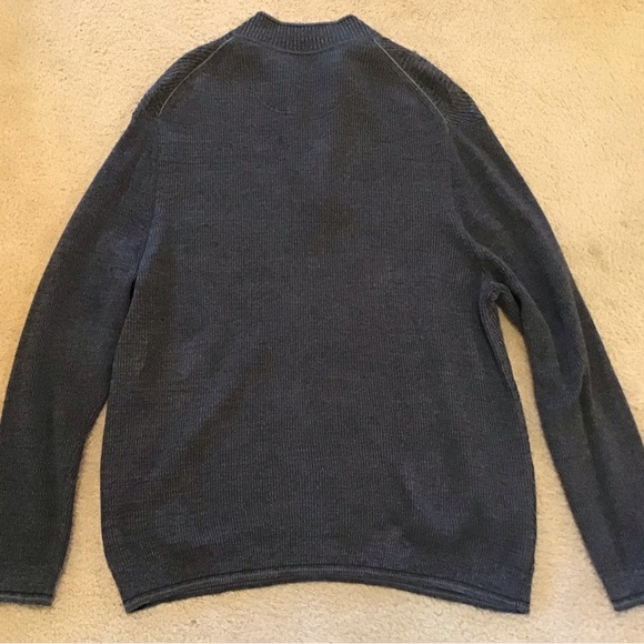 Tommy Bahama 1/4 Zip Knit Pattern Sweater Men's Size XXL Cotton - Picture 5 of 5